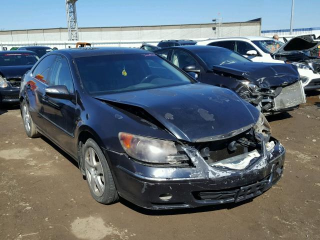 JH4KB165X5C015590 - 2005 ACURA RL შავი ფოტო 1