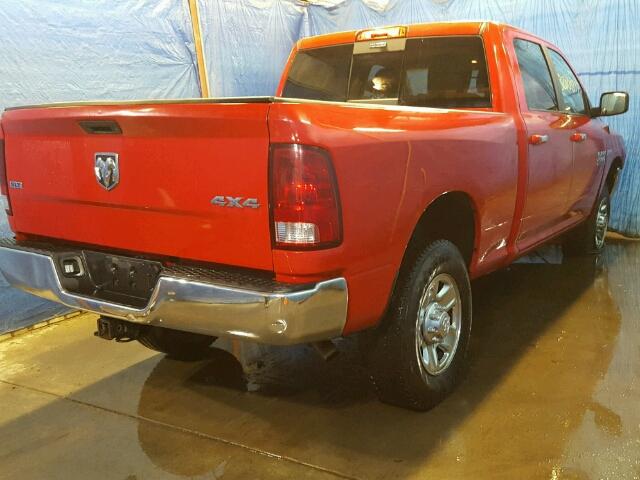 3C6TR5DTXEG120046 - 2014 RAM 2500 RED photo 4