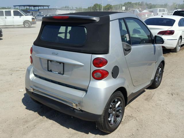 WMEEK31X88K182528 - 2008 SMART FORTWO PAS 银色 照片 4