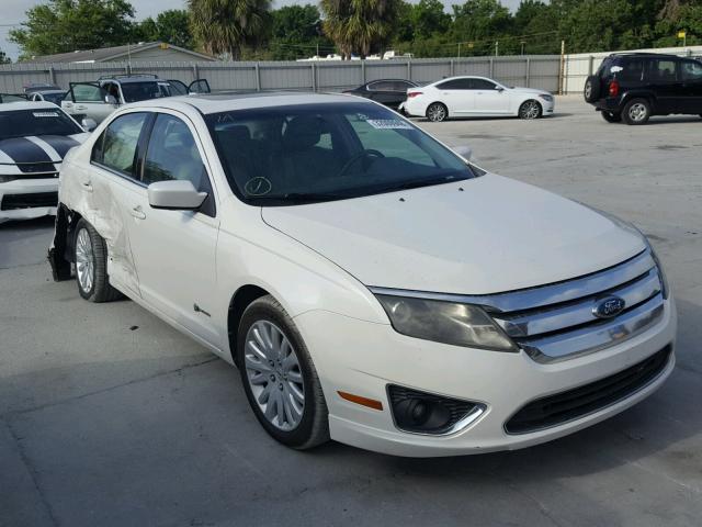 3FADP0L31AR165534 - 2010 FORD FUSION HYB WHITE photo 1