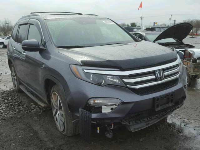 5FNYF6H09GB027475 - 2016 HONDA PILOT ELIT GRAY photo 1