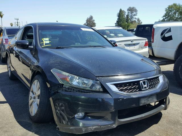 1HGCS22899A001968 - 2009 HONDA ACCORD EXL BLACK photo 1