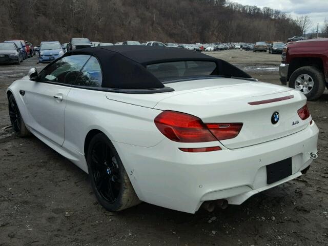 WBSLZ9C51ED651015 - 2014 BMW M6 WHITE photo 3