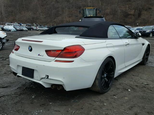 WBSLZ9C51ED651015 - 2014 BMW M6 WHITE photo 4