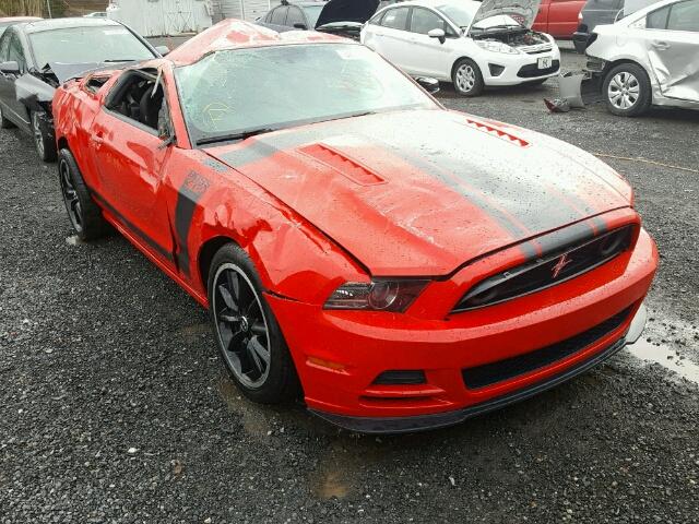 1ZVBP8CU3D5270430 - 2013 FORD MUSTANG BO RED photo 1
