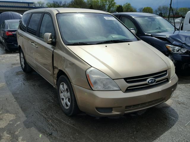 KNDMB233566027150 - 2006 KIA SEDONA EX BEIGE photo 1