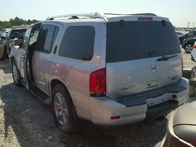 5N1BA0ND2CN602418 - 2012 NISSAN ARMADA SV SILVER photo 3