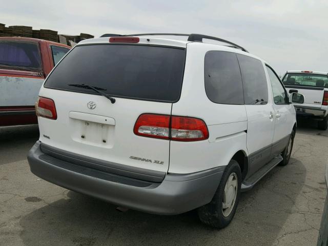 4T3ZF13C41U409259 - 2001 TOYOTA SIENNA LE TWO TONE photo 4