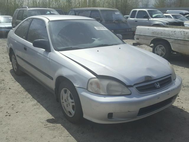 1HGEJ7122YL087262 - 2000 HONDA CIVIC HX SILVER photo 1