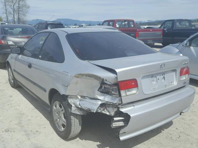 1HGEJ7122YL087262 - 2000 HONDA CIVIC HX SILVER photo 3