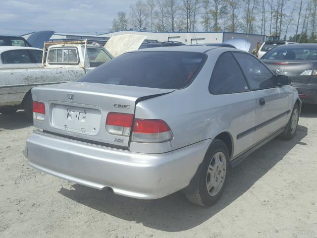 1HGEJ7122YL087262 - 2000 HONDA CIVIC HX SILVER photo 4