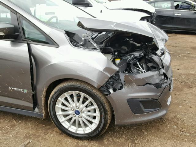 1FADP5AU8EL518056 - 2014 FORD C-MAX SE GRAY photo 9