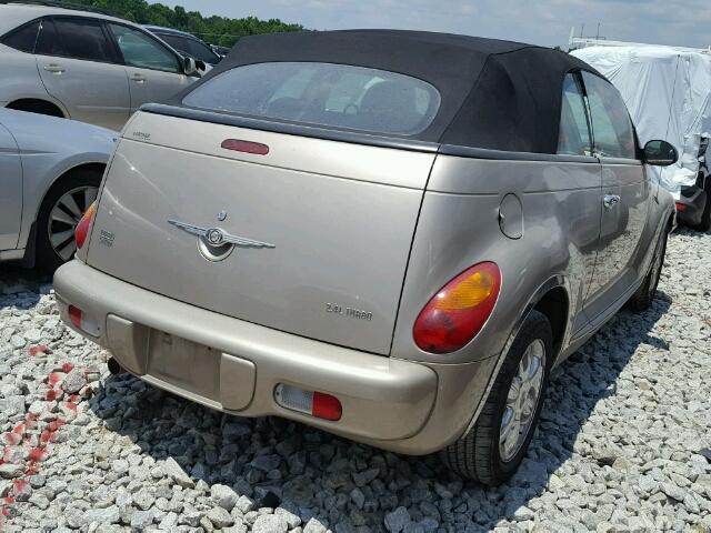 3C3EY55E15T336562 - 2005 CHRYSLER PT CRUISER BEIGE photo 4