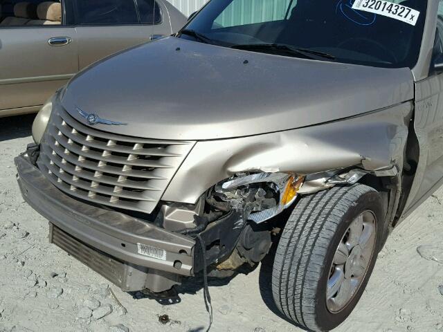 3C3EY55E15T336562 - 2005 CHRYSLER PT CRUISER BEIGE photo 9