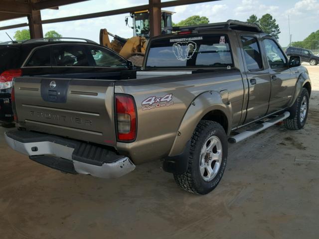 1N6MD29Y72C342750 - 2002 NISSAN FRONTIER C BROWN photo 4