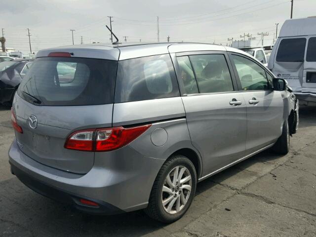 JM1CW2BL1F0185621 - 2015 MAZDA 5 SPORT SILVER photo 4