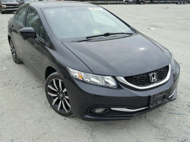 2HGFB2F90FH536751 - 2015 HONDA CIVIC EXL BLACK photo 1