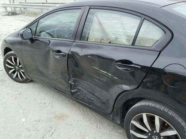 2HGFB2F90FH536751 - 2015 HONDA CIVIC EXL BLACK photo 9