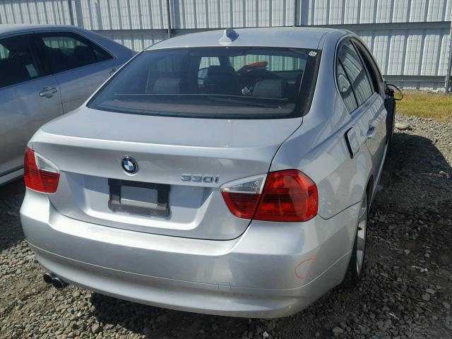 WBAVB33576KR77896 - 2006 BMW 330 I SILVER photo 4