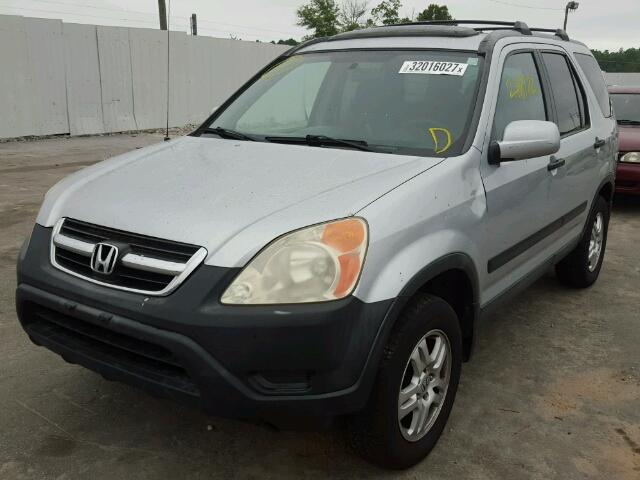 SHSRD78884U215009 - 2004 HONDA CR-V EX ვერცხლისფერი ფოტო 2