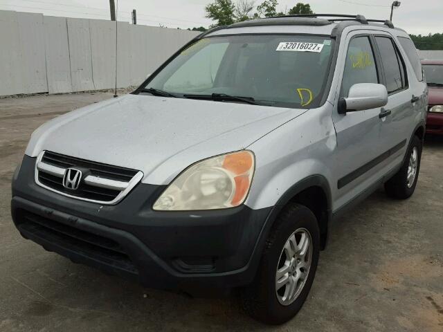 SHSRD78884U215009 - 2004 HONDA CR-V EX SILVER photo 2