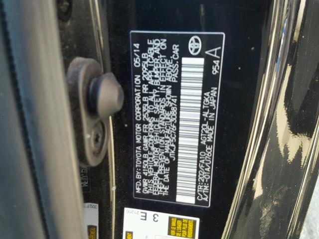 JTKJF5C76F3088741 - 2015 TOYOTA SCION TC 黑色 照片 10