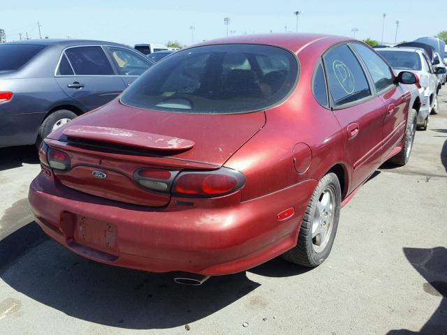 1FAFP54N8WA244951 - 1998 FORD TAURUS SHO RED photo 4