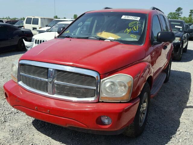 1D4HD58D75F529397 - 2005 DODGE DURANGO LI RED photo 2