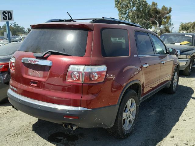 1GKER33767J148474 - 2007 GMC ACADIA SLT წითელი ფოტო 4