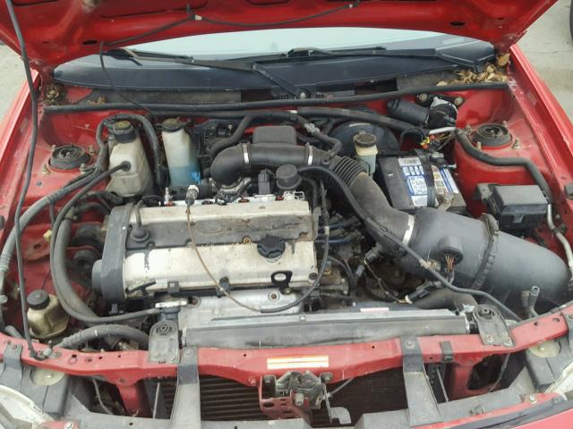 3FALP1139WR123477 - 1998 FORD ESCORT ZX2 RED photo 7