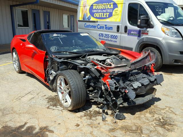 1G1YJ2D7XE5100029 - 2014 CHEVROLET CORVETTE S RED photo 1