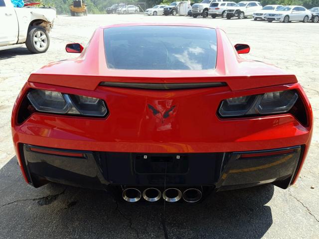 1G1YJ2D7XE5100029 - 2014 CHEVROLET CORVETTE S RED photo 6