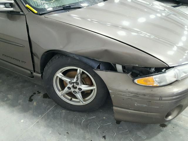 1G2WP52K31F187044 - 2001 PONTIAC GRAND PRIX 棕色 照片 9