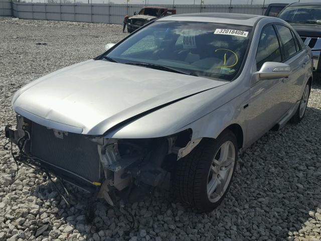 19UUA66237A022395 - 2007 ACURA TL SILVER photo 2