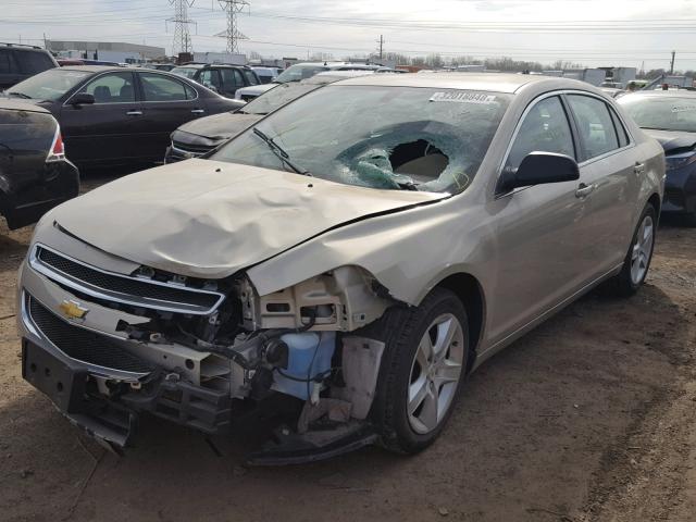1G1ZB5EB6AF158133 - 2010 CHEVROLET MALIBU LS 棕色 照片 2