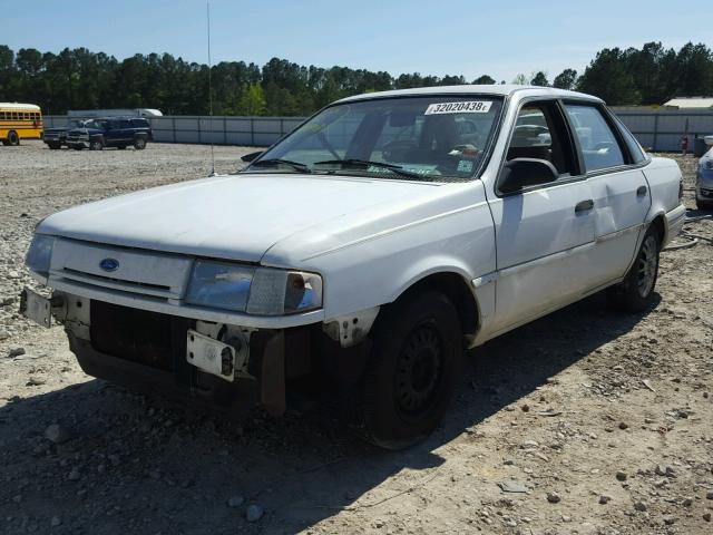 1FAPP36X2NK128631 - 1992 FORD TEMPO GL WHITE photo 2