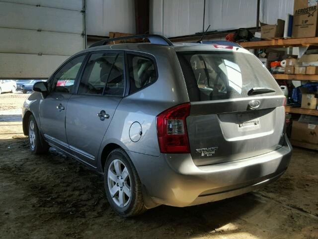 KNAFG528697245229 - 2009 KIA RONDO BASE GRAY photo 3