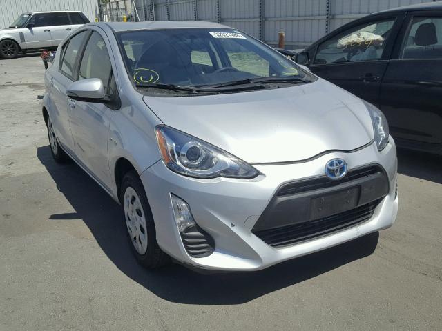 JTDKDTB38G1128304 - 2016 TOYOTA PRIUS C GRAY photo 1