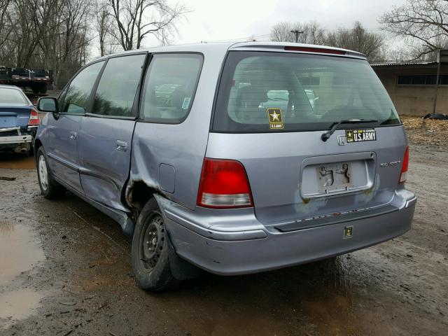 JHMRA3861WC008483 - 1998 HONDA ODYSSEY LX BLUE photo 3