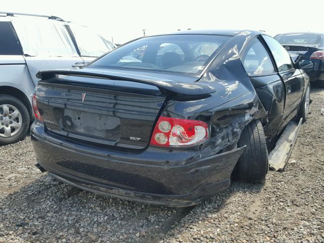 6G2VX12G74L237582 - 2004 PONTIAC GTO BLACK photo 4