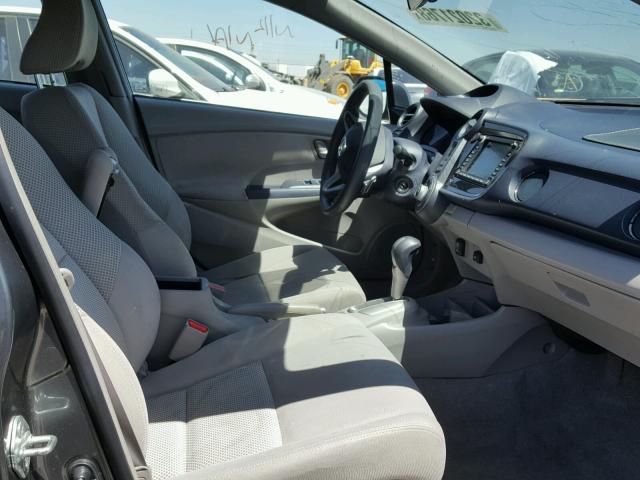 JHMZE2H73AS039949 - 2010 HONDA INSIGHT EX GRAY photo 5