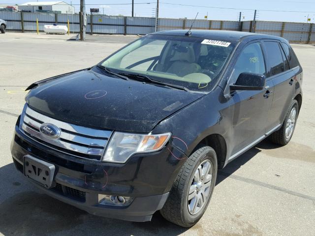 2FMDK49C27BB59011 - 2007 FORD EDGE SEL P BLACK photo 2