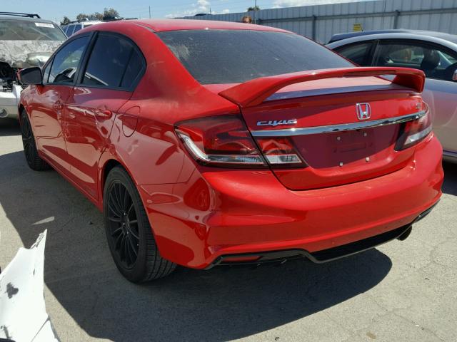 2HGFB6E5XFH704241 - 2015 HONDA CIVIC SI RED photo 3