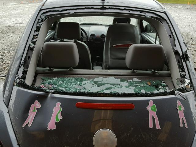 3VWCK31C15M403066 - 2005 VOLKSWAGEN NEW BEETLE ნაცრისფერი ფოტო 9