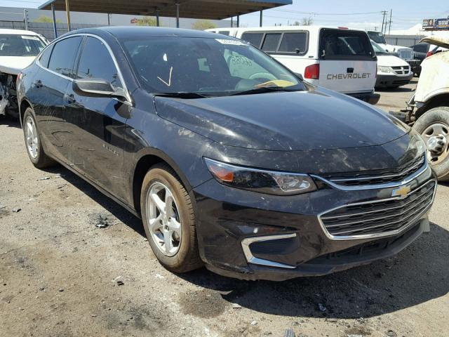 1G1ZB5ST8GF295421 - 2016 CHEVROLET MALIBU LS BLACK photo 1