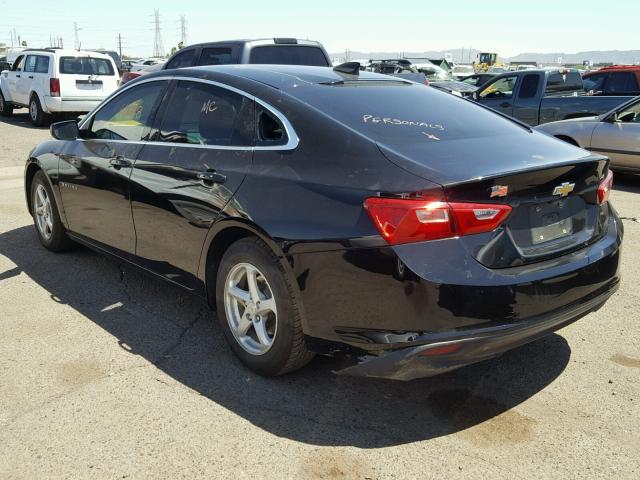 1G1ZB5ST8GF295421 - 2016 CHEVROLET MALIBU LS BLACK photo 3