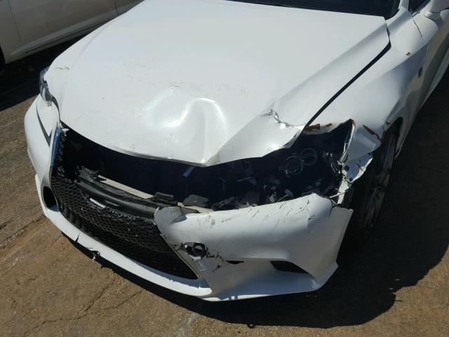 JTHBA1D20G5011552 - 2016 LEXUS IS 200T WHITE photo 9