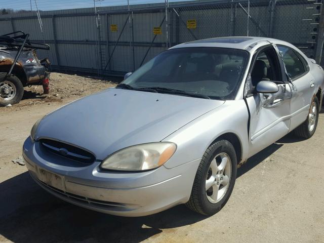 1FAFP55UX1G224096 - 2001 FORD TAURUS SES SILVER photo 2