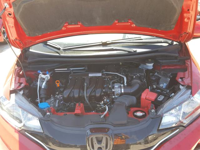 3HGGK5H85FM775885 - 2015 HONDA FIT EX RED photo 7