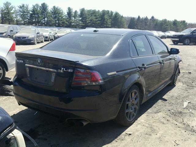 19UUA76607A009869 - 2007 ACURA TL TYPE S BLACK photo 4